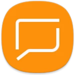 samsung message service android application logo